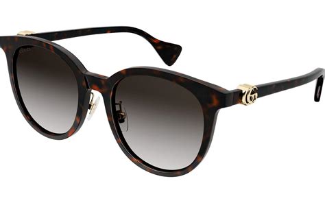 gg0073sk 003 gucci|Gucci™ GG1073SK 003 54 Havana Sunglasses .